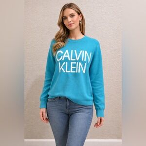 Calvin Klein Teal Pullover Sweater